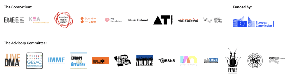 Logos of EMX Parnters and Consortium 2022