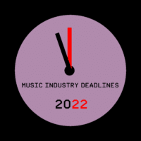 picture of poster image for music industry deadlines 2022