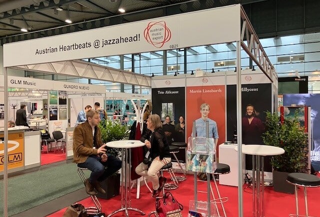Photo of the Austrian Heartbeats stand at jazzahead! 2024, (c) Philip Yaeger